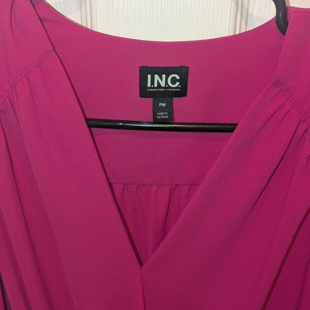 I.N.C. Fuchsia Blouse